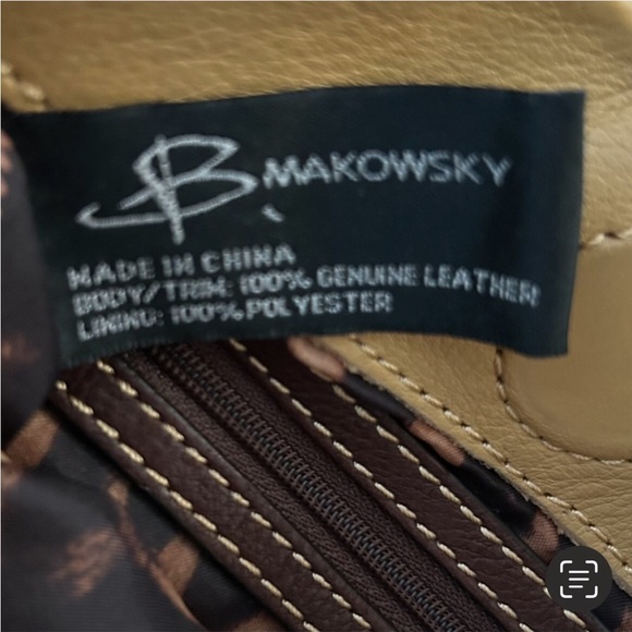 B. MAKOWSKY Leather Tri-Color Purse - Picture 4 of 4